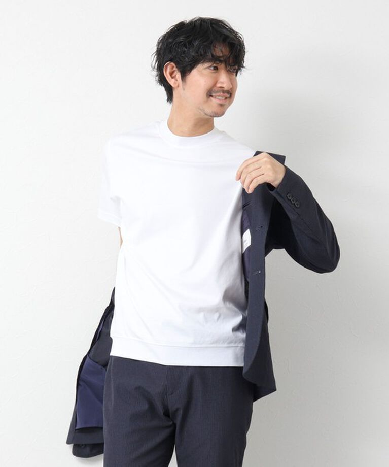 NOLLEY'S goodman「《ビジカジ対応》シルケットスムースドレスTシャツ 25SS」|Tシャツ・カットソー|