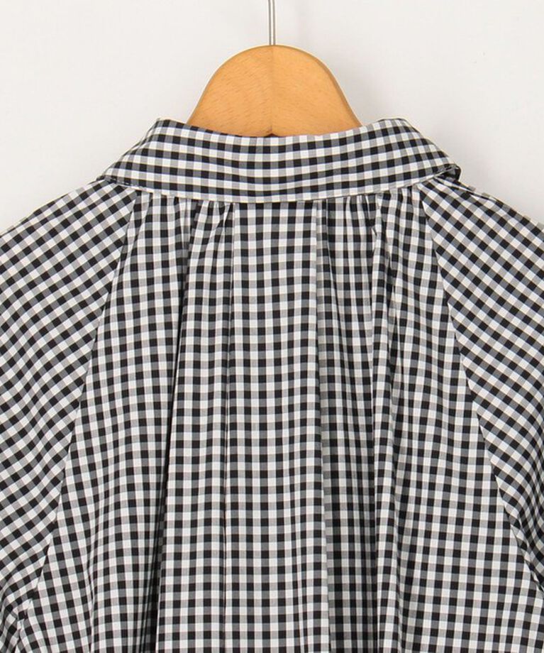 NOLLEY'S「ウォッシャブル高密度ストレッチシャツワンピース」|ワンピース|