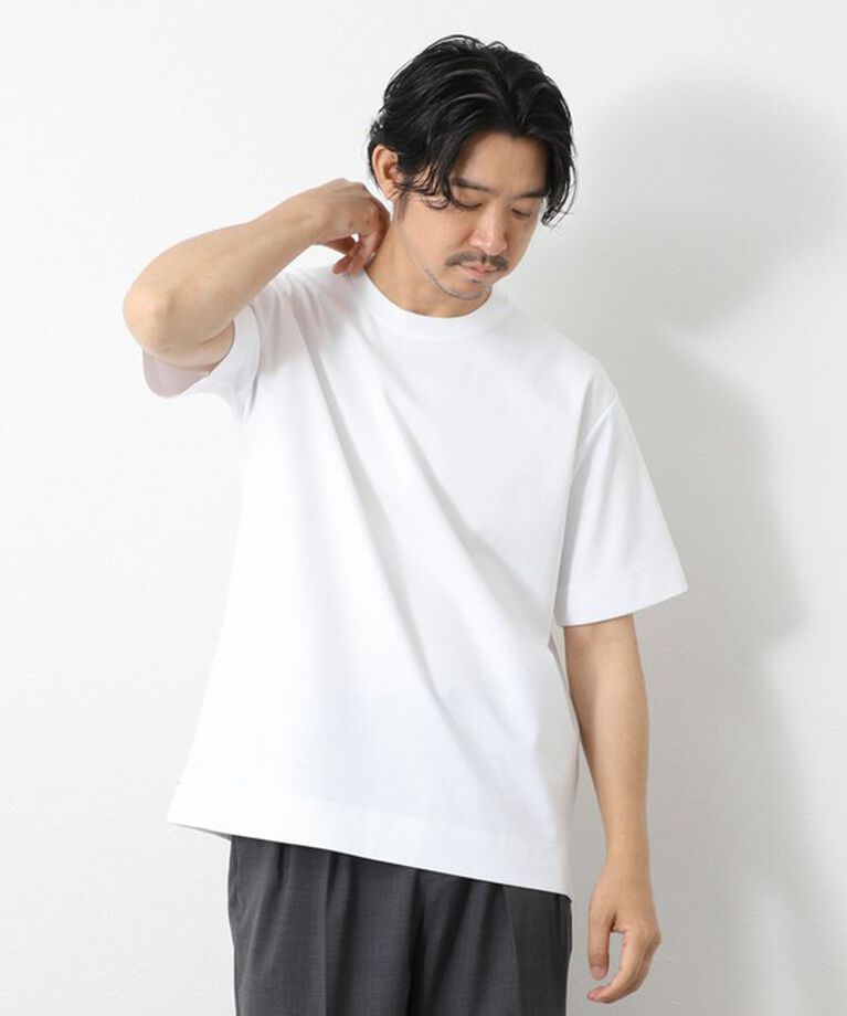 NOLLEY'S goodman「《ビジカジ対応》ハイゲージ シルケットポンチ ドレスCN T 25SS」|Tシャツ・カットソー|
