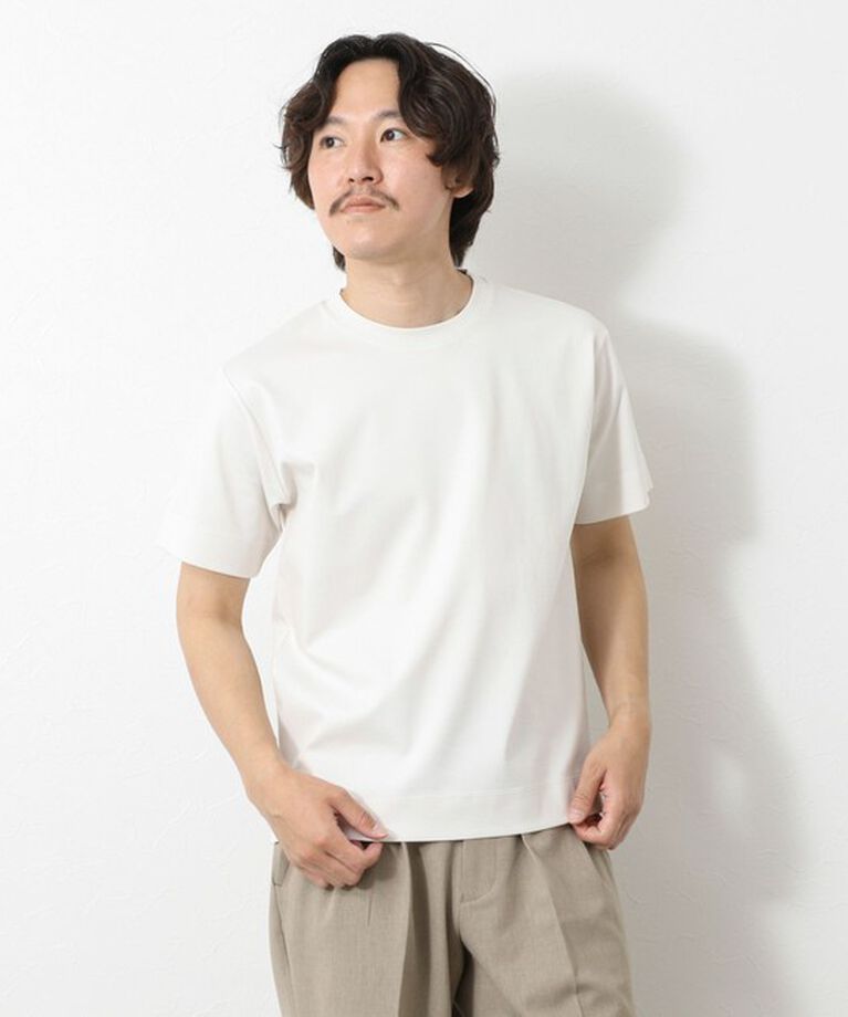 NOLLEY'S goodman「《ビジカジ対応》ハイゲージ シルケットポンチ ドレスCN T 25SS」|Tシャツ・カットソー|
