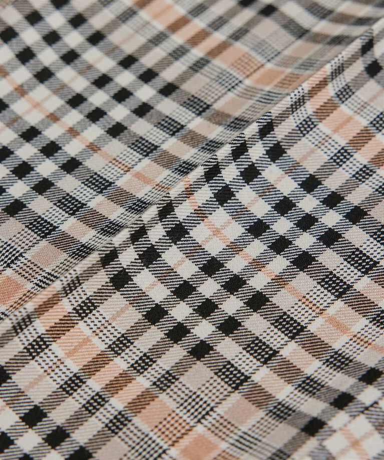 Rope’Picnic「抗ピルアソートチェックギャバストレッチテーパードパンツ」|その他|