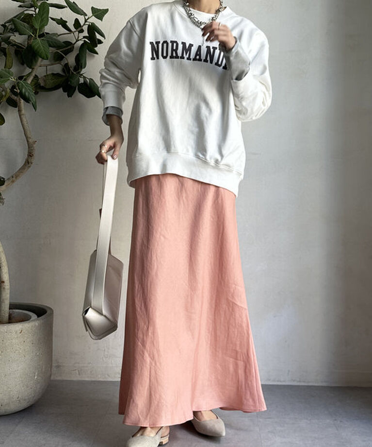  「【新色追加】【WEB限定】裏毛フロッキープリントスウエット 」|Tシャツ・カットソー|