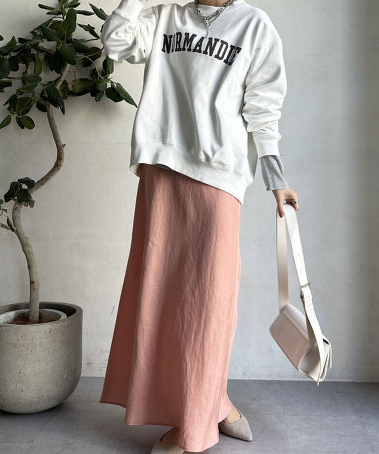  「【新色追加】【WEB限定】裏毛フロッキープリントスウエット 」|Tシャツ・カットソー|