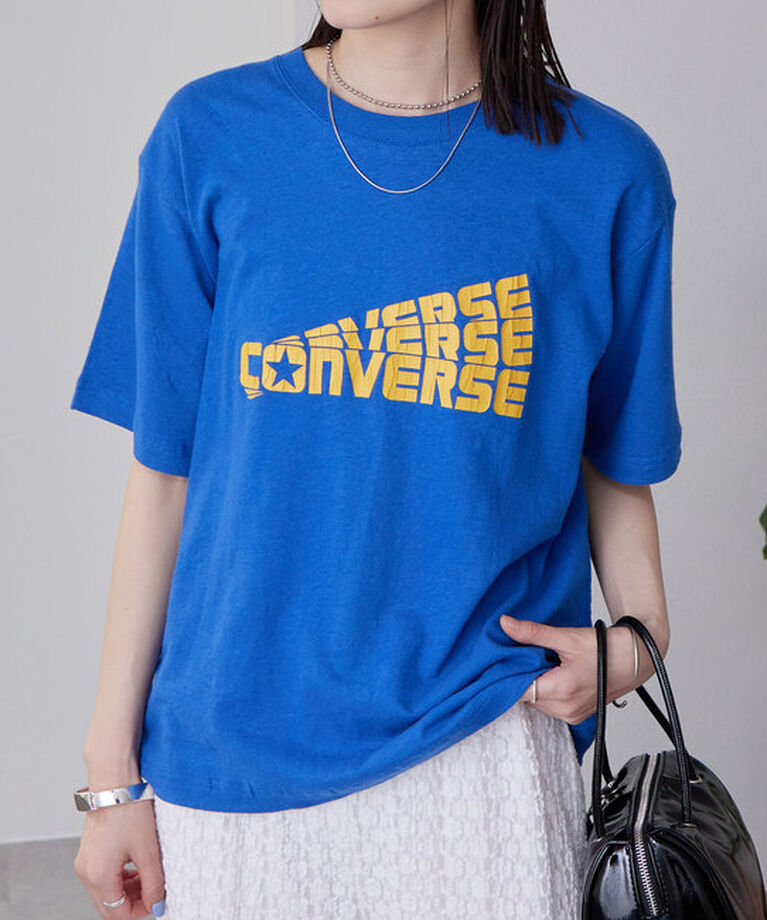  「[CONVERSE]ネップスラブ天竺クラックPT S/ST」|Tシャツ・カットソー|