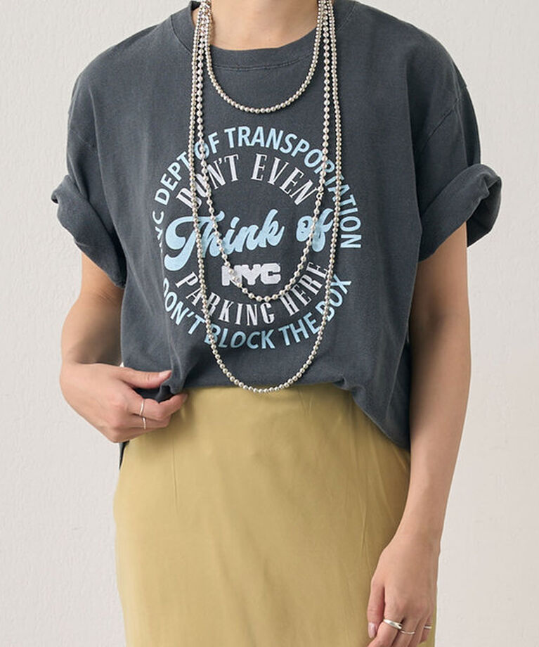  「【GOOD ROCK SPEED】《WEB限定》NYCサークル Tee」|Tシャツ・カットソー|チャコールグレー
