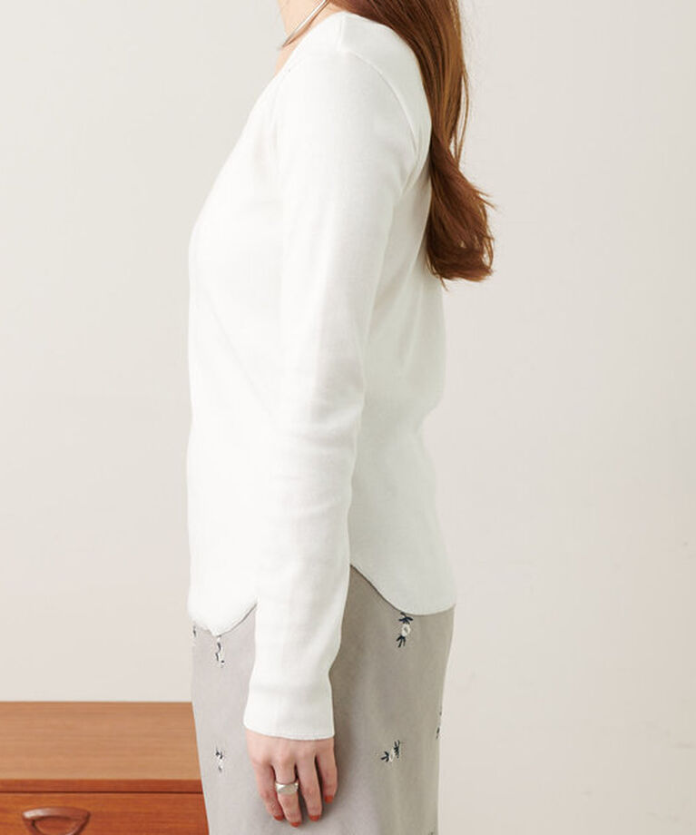  「《定番で着回し》《インナーにも使いやすい》ベアテレコL/Sカットソー」|Tシャツ・カットソー|