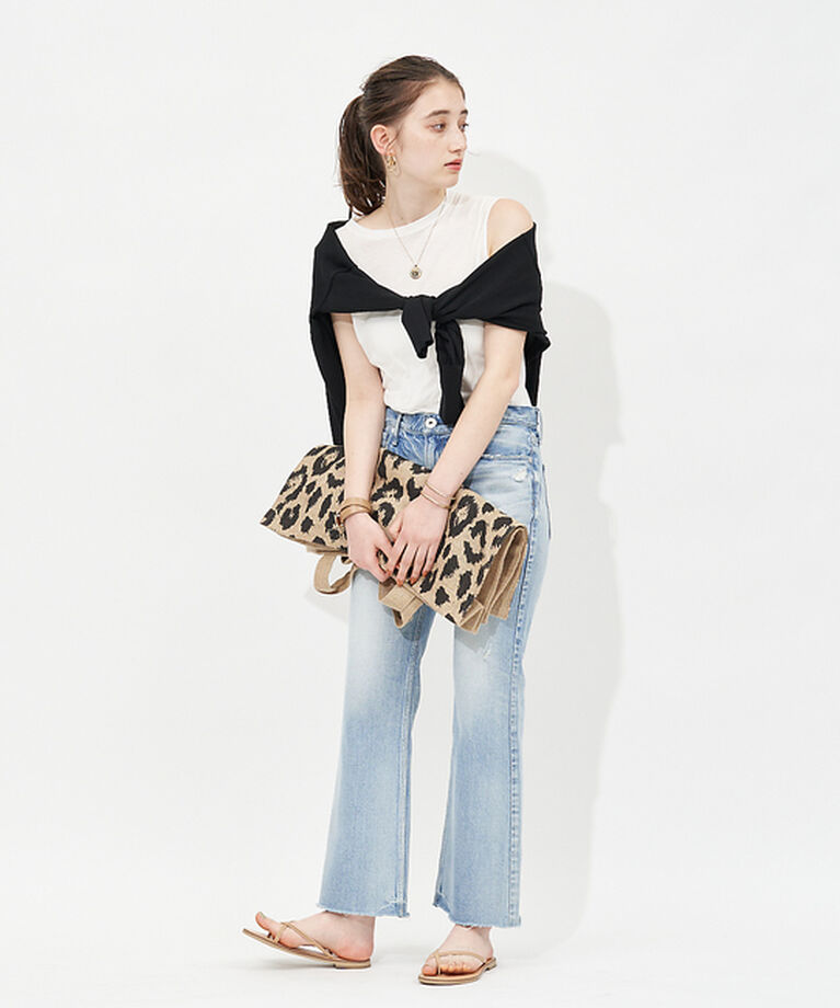 Rouge vif「ナチュラルダイノースリーブカットソー」|Tシャツ・カットソー|