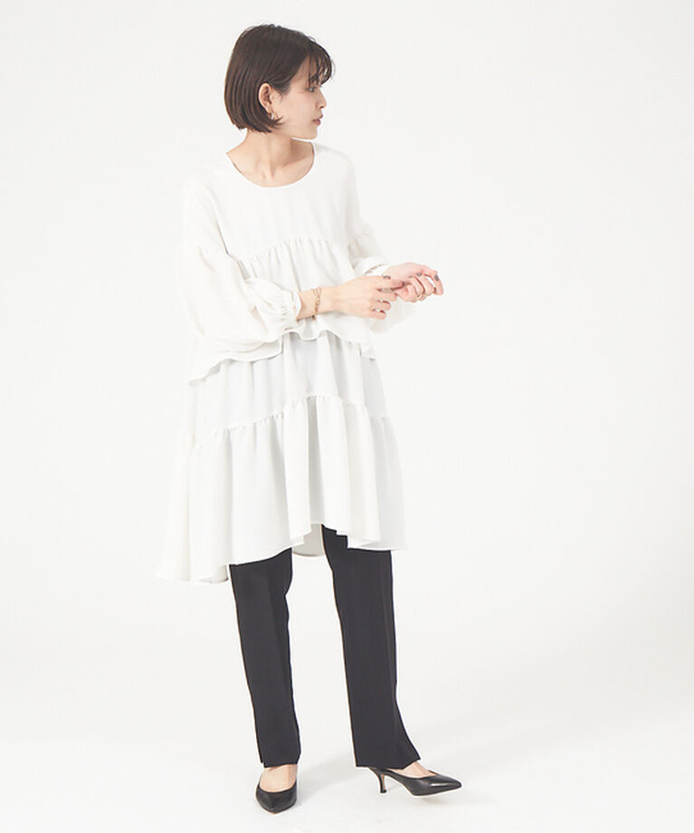Rouge vif「【BELLE ROBE】ティアードブラウス」|シャツ・ブラウス|