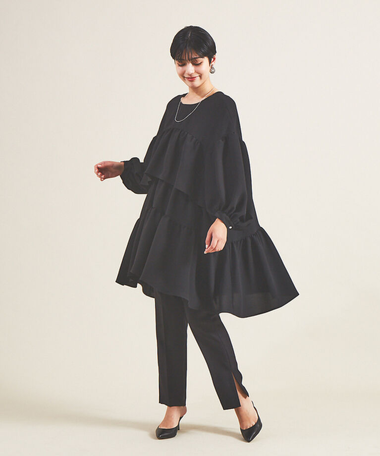 Rouge vif「【BELLE ROBE】ティアードブラウス」|シャツ・ブラウス|