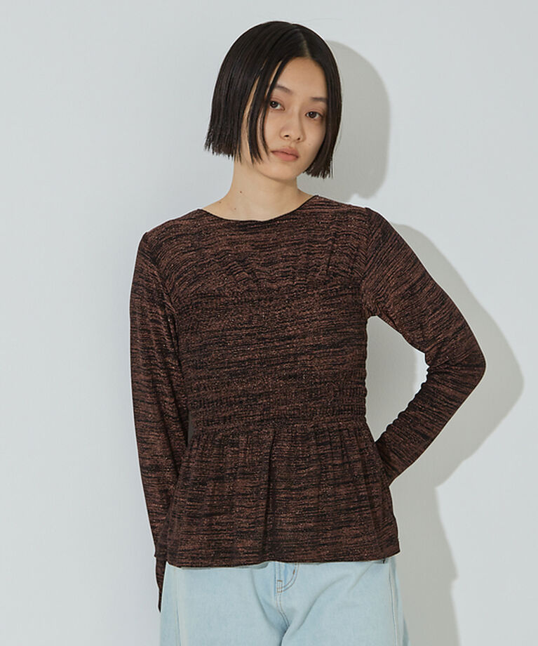 NOMINE「スパーク ビスチェ ロンT」|Tシャツ・カットソー|