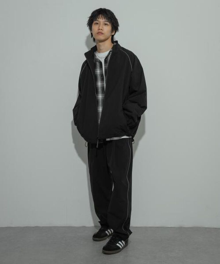 SENSE OF PLACE by URBAN RESEARCH「SENSE OF PLACE 『セットアップ対応』パイピングスタンドブルゾン」|ブルゾン・スタジャン|