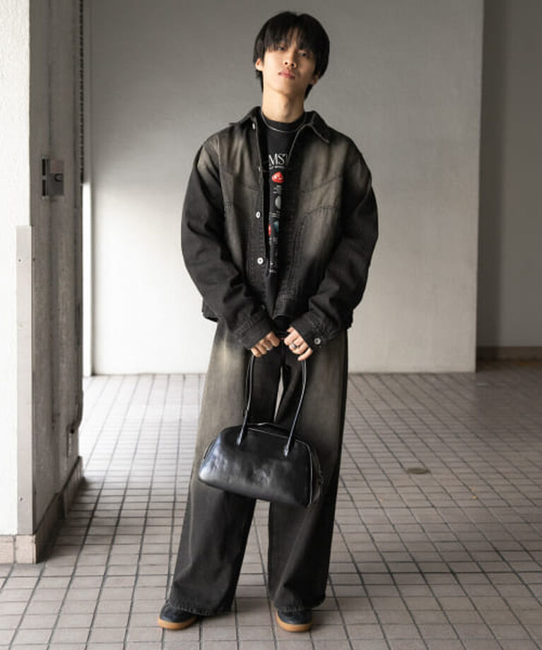 SENSE OF PLACE by URBAN RESEARCH「SENSE OF PLACE 『ユニセックス』『セットアップ対応』ヴィンテージライクデニムブルゾン」|デニムジャケット|