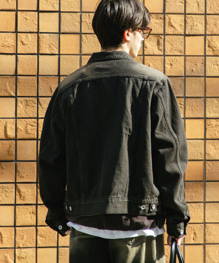 SENSE OF PLACE by URBAN RESEARCH「SENSE OF PLACE 『ユニセックス』『セットアップ対応』ヴィンテージライクデニムブルゾン」|デニムジャケット|