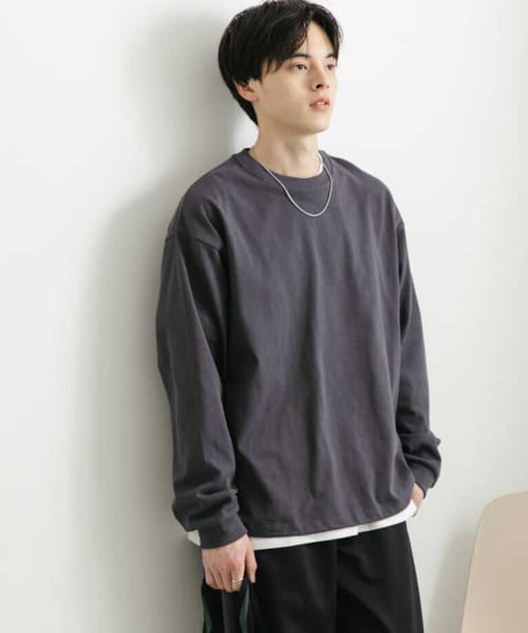SENSE OF PLACE by URBAN RESEARCH「SENSE OF PLACE 『ユニセックス』アソートドローコードロングスリーブTシャツ」|Tシャツ・カットソー|