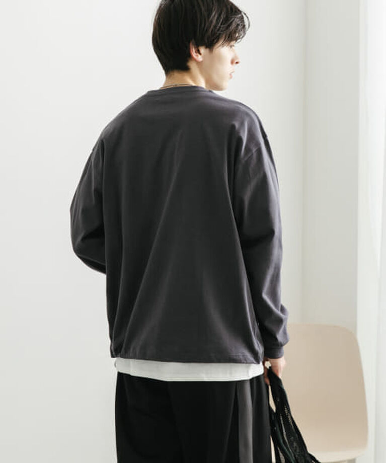 SENSE OF PLACE by URBAN RESEARCH「SENSE OF PLACE 『ユニセックス』アソートドローコードロングスリーブTシャツ」|Tシャツ・カットソー|