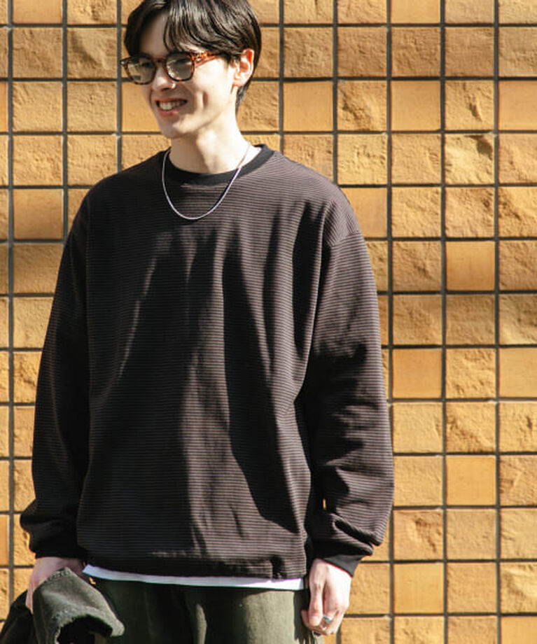 SENSE OF PLACE by URBAN RESEARCH「SENSE OF PLACE 『ユニセックス』アソートドローコードロングスリーブTシャツ」|Tシャツ・カットソー|