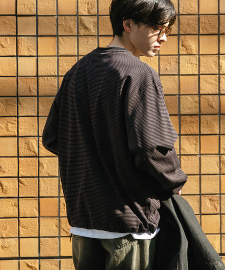SENSE OF PLACE by URBAN RESEARCH「SENSE OF PLACE 『ユニセックス』アソートドローコードロングスリーブTシャツ」|Tシャツ・カットソー|