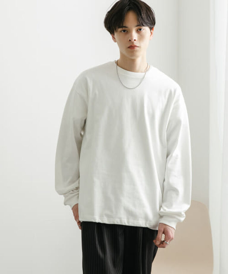 SENSE OF PLACE by URBAN RESEARCH「SENSE OF PLACE 『ユニセックス』アソートドローコードロングスリーブTシャツ」|Tシャツ・カットソー|