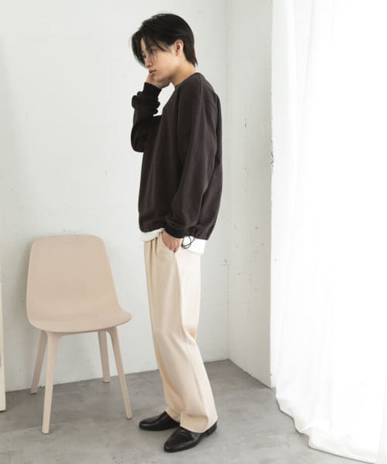 SENSE OF PLACE by URBAN RESEARCH「SENSE OF PLACE 『ユニセックス』アソートドローコードロングスリーブTシャツ」|Tシャツ・カットソー|
