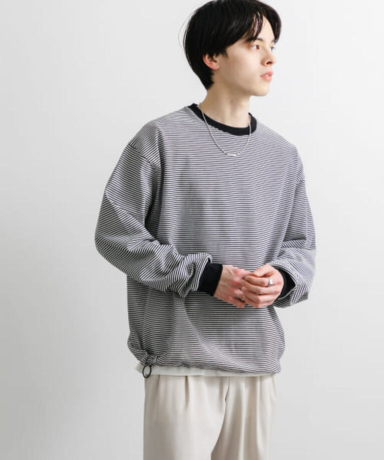 SENSE OF PLACE by URBAN RESEARCH「SENSE OF PLACE 『ユニセックス』アソートドローコードロングスリーブTシャツ」|Tシャツ・カットソー|