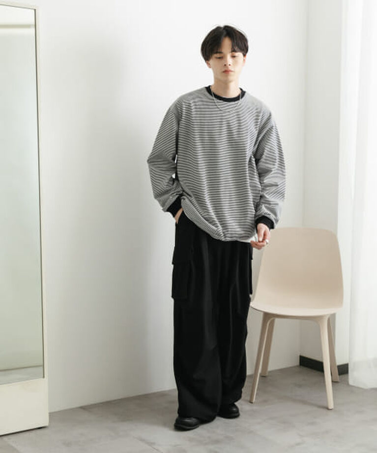 SENSE OF PLACE by URBAN RESEARCH「SENSE OF PLACE 『ユニセックス』アソートドローコードロングスリーブTシャツ」|Tシャツ・カットソー|