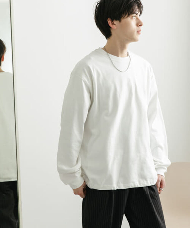 SENSE OF PLACE by URBAN RESEARCH「SENSE OF PLACE 『ユニセックス』アソートドローコードロングスリーブTシャツ」|Tシャツ・カットソー|