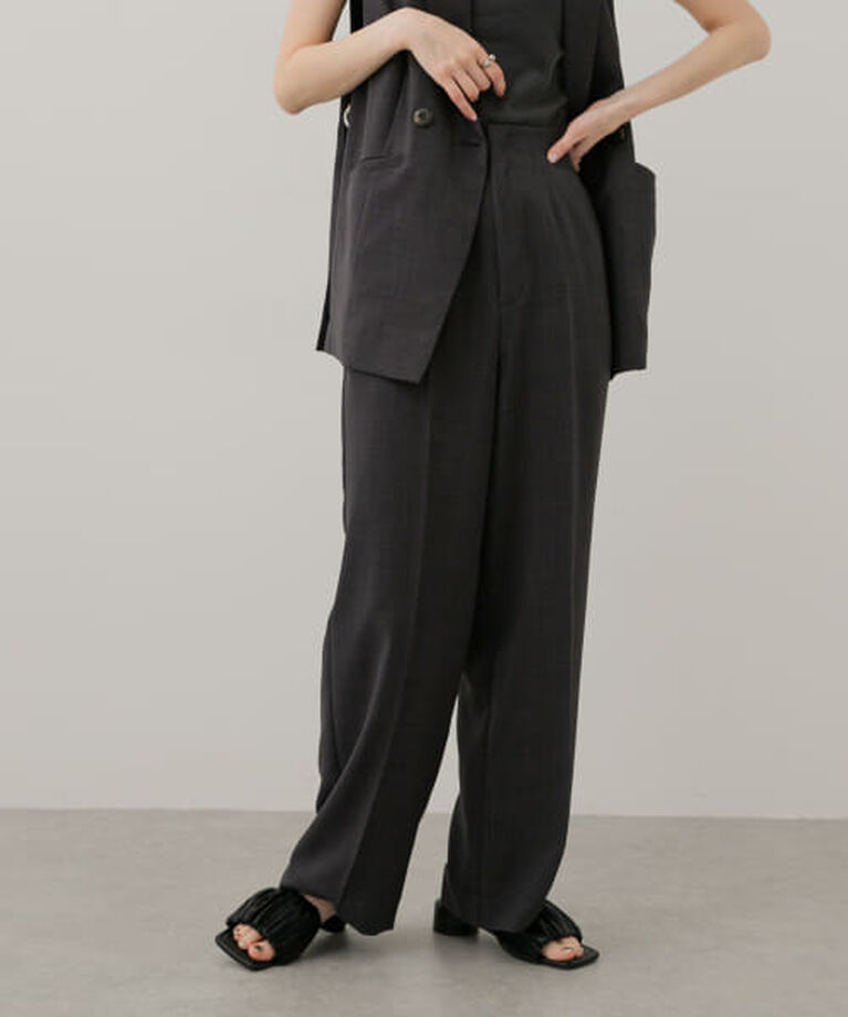 SENSE OF PLACE by URBAN RESEARCH「SENSE OF PLACE 『UR TECH DRYLUXE』リネンライクワイドパンツ」|その他|