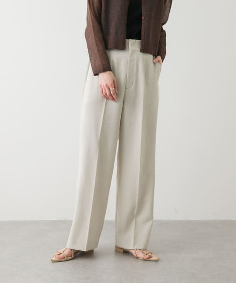 SENSE OF PLACE by URBAN RESEARCH「SENSE OF PLACE 『UR TECH DRYLUXE』リネンライクワイドパンツ」|その他|