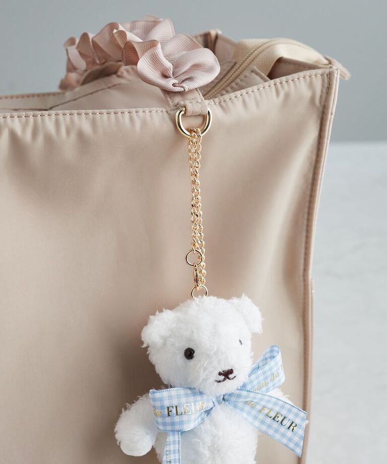Maison de FLEUR「サイドポケットフリルハンドルスクエアトートバッグ」|トートバッグ|