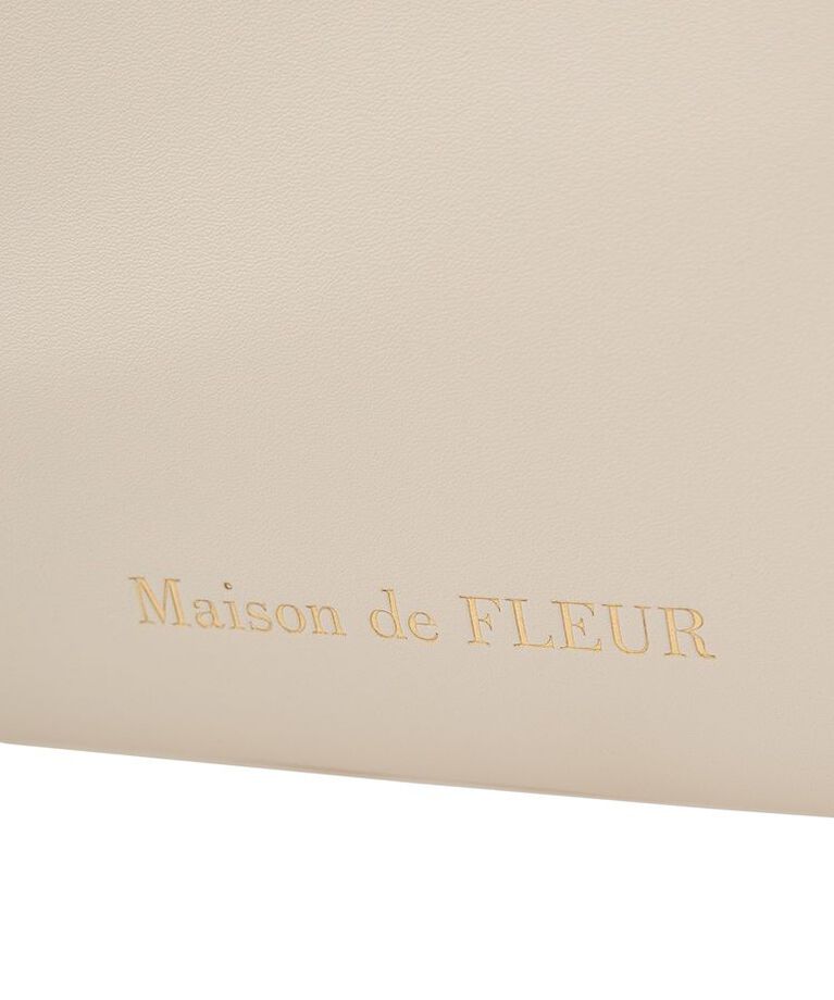 Maison de FLEUR「フロントリボン3ルームトートバッグ」|トートバッグ|
