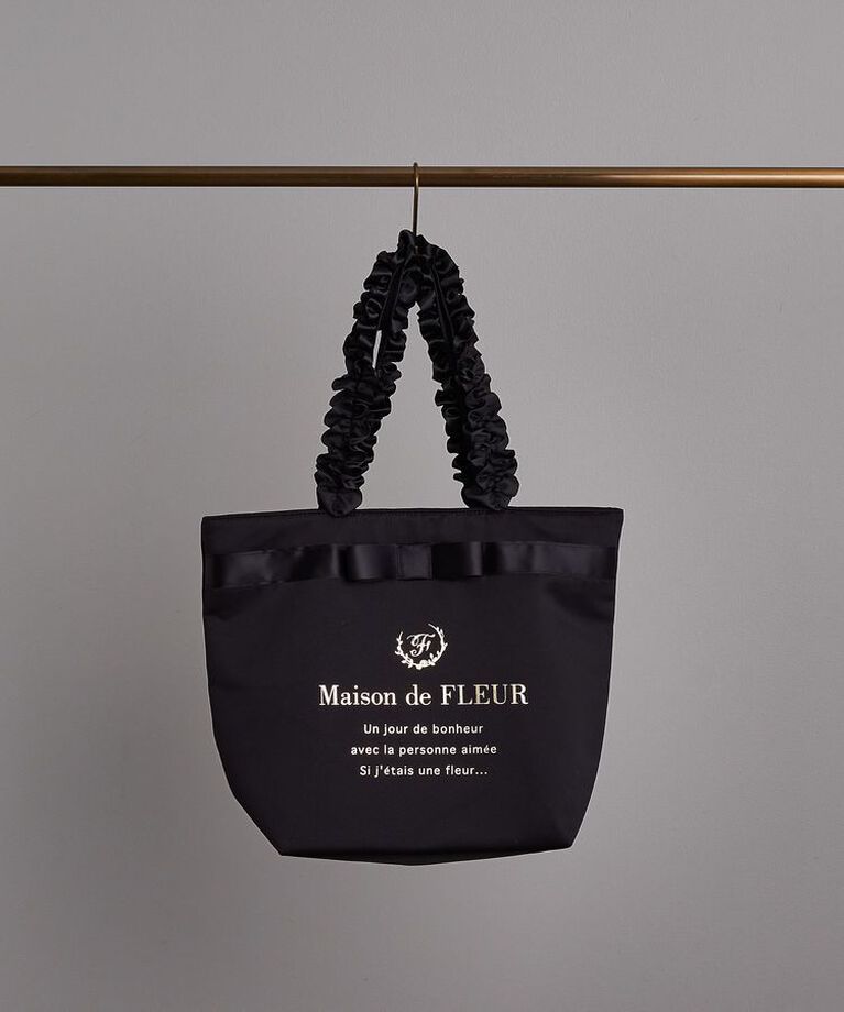 Maison de FLEUR「ブランドロゴフリルハンドルトートMバッグ」|トートバッグ|