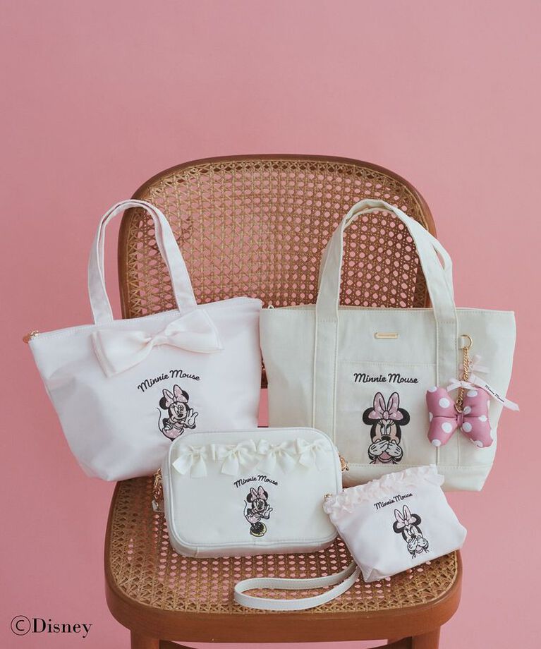 Maison de FLEUR「Minnie Mouse/リボントートバッグ」|トートバッグ|