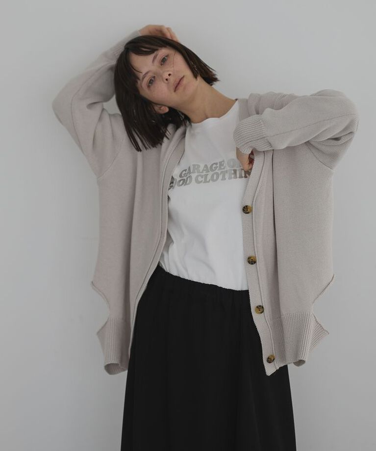 GARAGE OF GOOD CLOTHING「カットアウトニットカーディガン」|カーディガン|