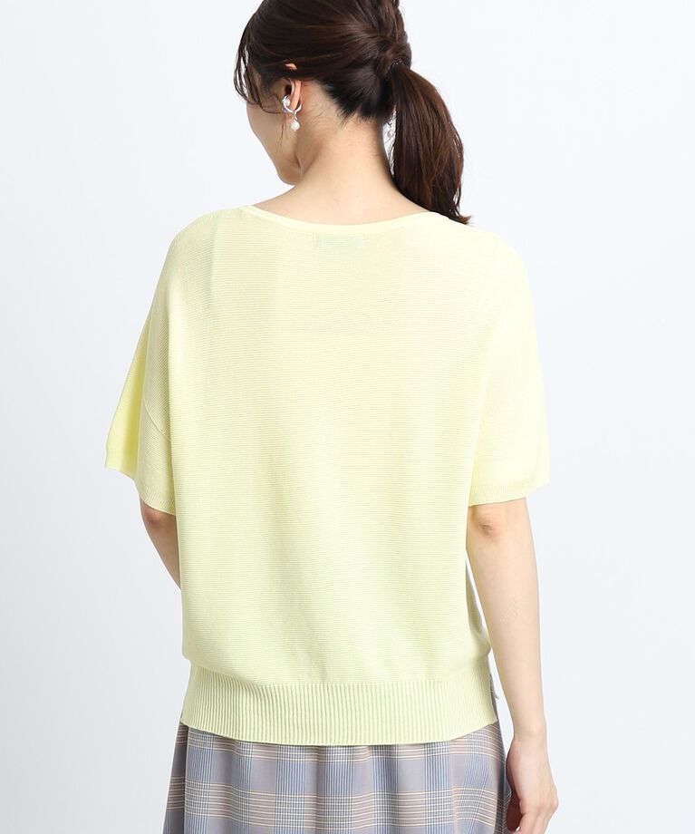 Reflect「【SALE／着痩せ効果有！／WEB限定カラーあり／洗える】ドライタッチVネックニット」|ニット・セーター|