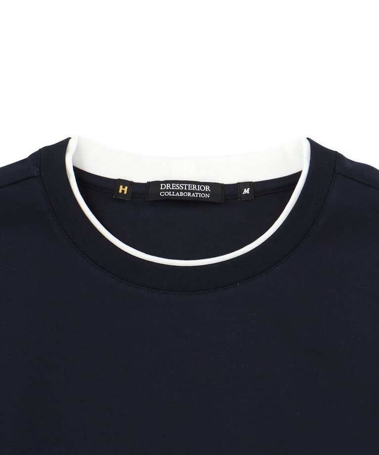 DRESSTERIOR「【干場義雅×DRESSTERIOR】ICE CLEAR COTTON レイヤードT」|Tシャツ・カットソー|