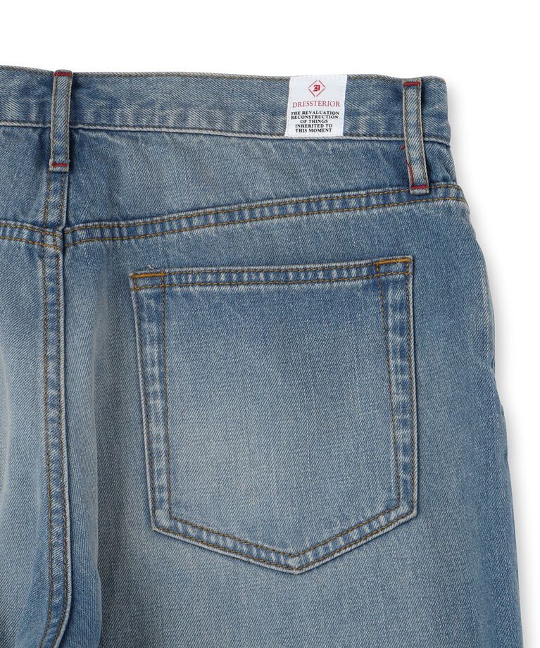 DRESSTERIOR「10.6oz コンフォートワイドデニムパンツ」|デニム|