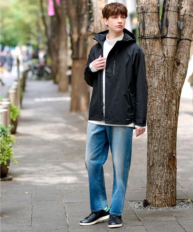 DRESSTERIOR「10.6oz コンフォートワイドデニムパンツ」|デニム|