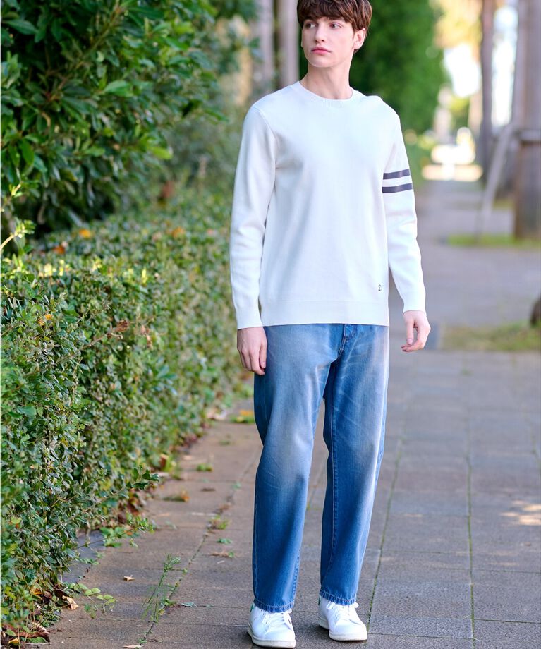 DRESSTERIOR「10.6oz コンフォートワイドデニムパンツ」|デニム|