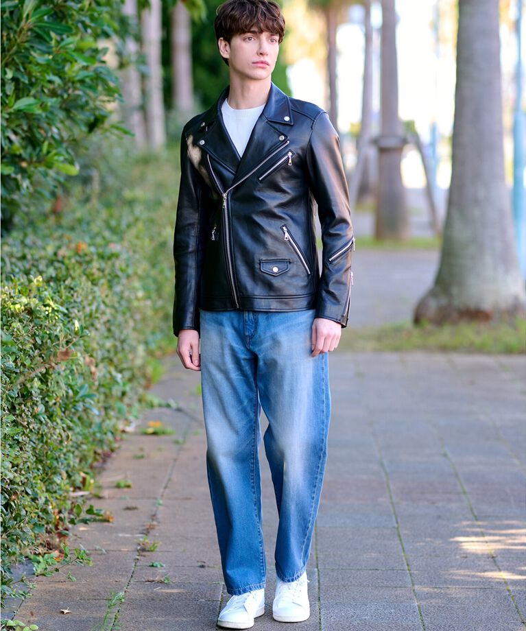 DRESSTERIOR「10.6oz コンフォートワイドデニムパンツ」|デニム|