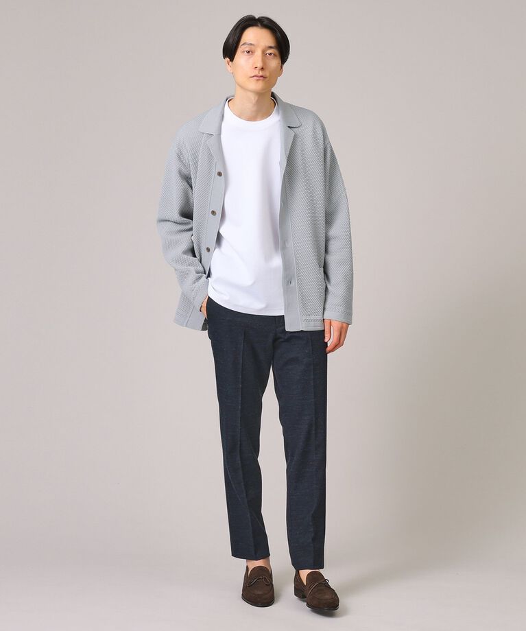 TAKEO KIKUCHI「【尾州織】ウールブレンド ハニカムメッシュ パンツ」|その他|