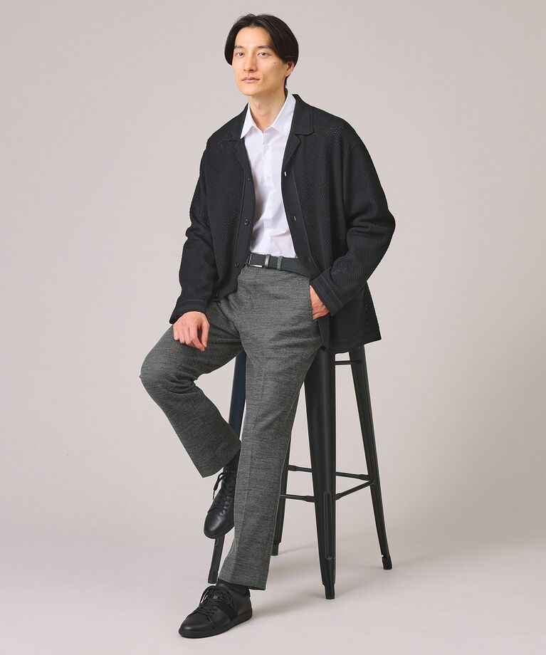 TAKEO KIKUCHI「【尾州織】ウールブレンド ハニカムメッシュ パンツ」|その他|