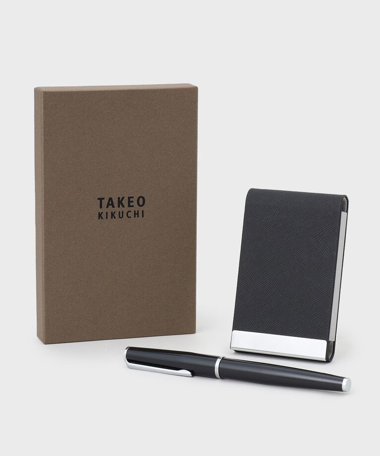TAKEO KIKUCHI「【BOXセット】ボールペン＆名刺入れ セット」|その他|