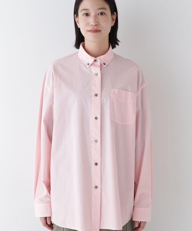  「◆製品染めボタンダウンオーバーシャツ」|シャツ・ブラウス|