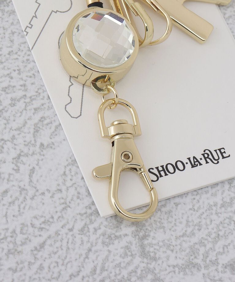 SHOO･LA･RUE「【イニシャル】リール付きキーチャーム」|キーケース|