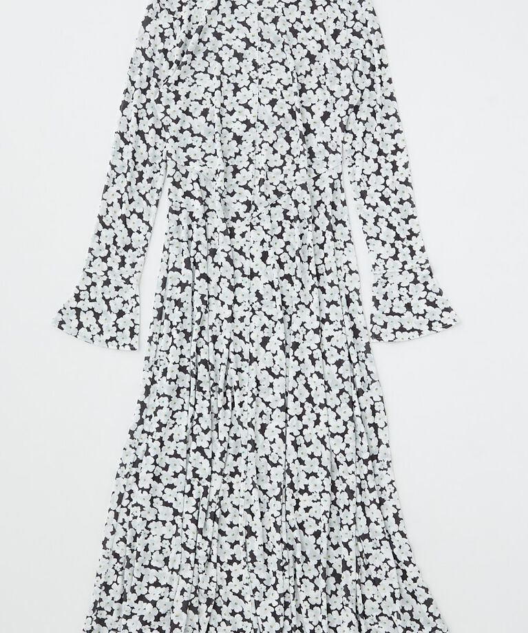 MOUSSY「FLORAL PRINT マキシドレス」|ワンピース|柄BLK5