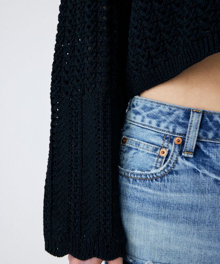 MOUSSY「OPEN STITCH ニット」|ニット・セーター|
