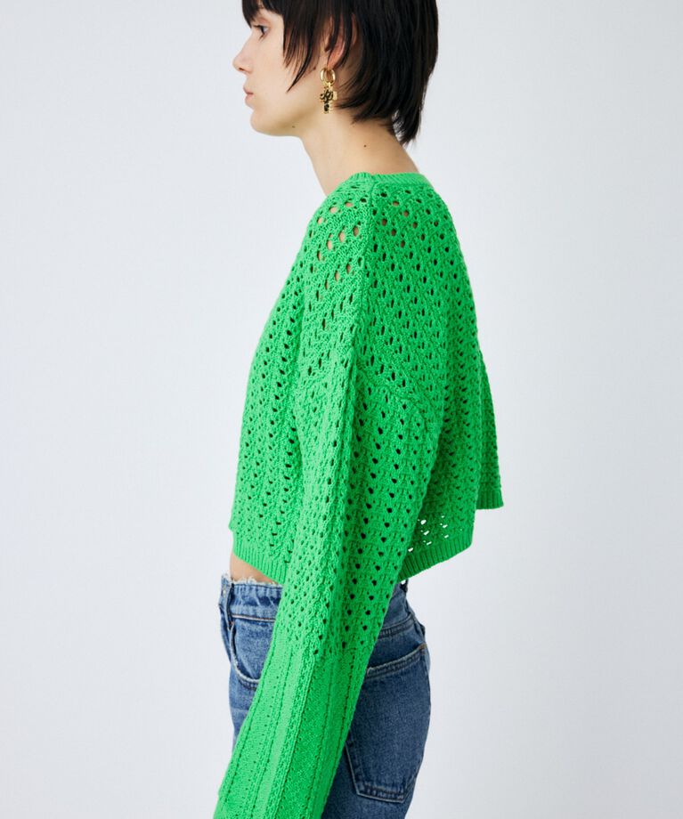 MOUSSY「OPEN STITCH ニット」|ニット・セーター|