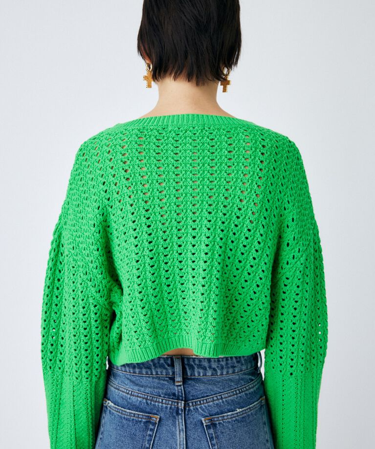 MOUSSY「OPEN STITCH ニット」|ニット・セーター|