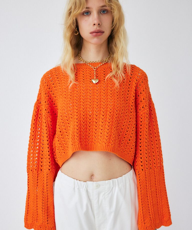 MOUSSY「OPEN STITCH ニット」|ニット・セーター|