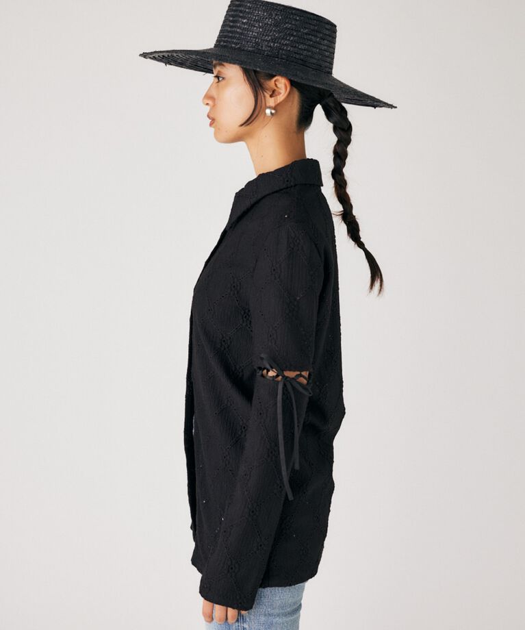 MOUSSY「LACE シャツ」|シャツ・ブラウス|